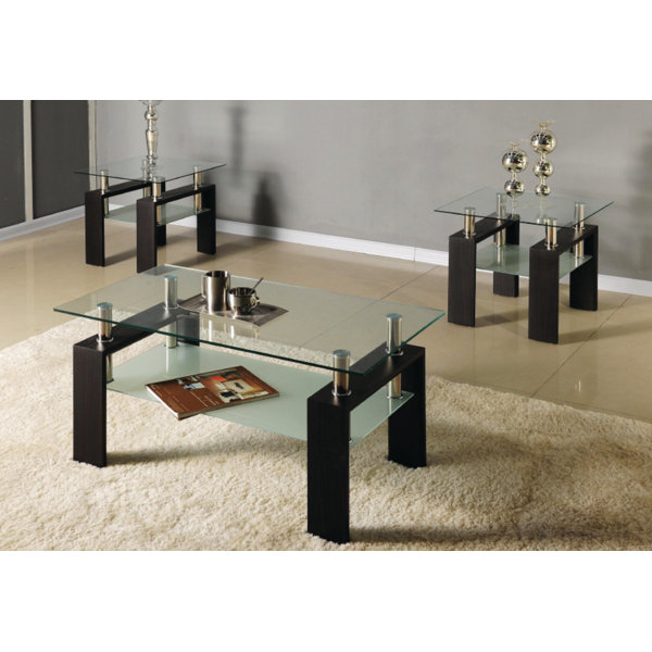 Orren Ellis Odelia 3 Piece Coffee Table Set & Reviews Wayfair